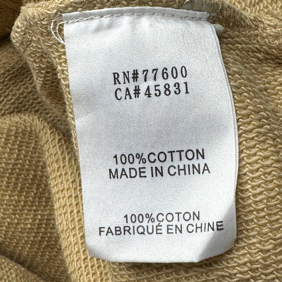 Sandrine Rose Desir Sweatshirt/Hoodie Very Oversized Tan/Brown Women Medium NWT - Picture 8 of 9